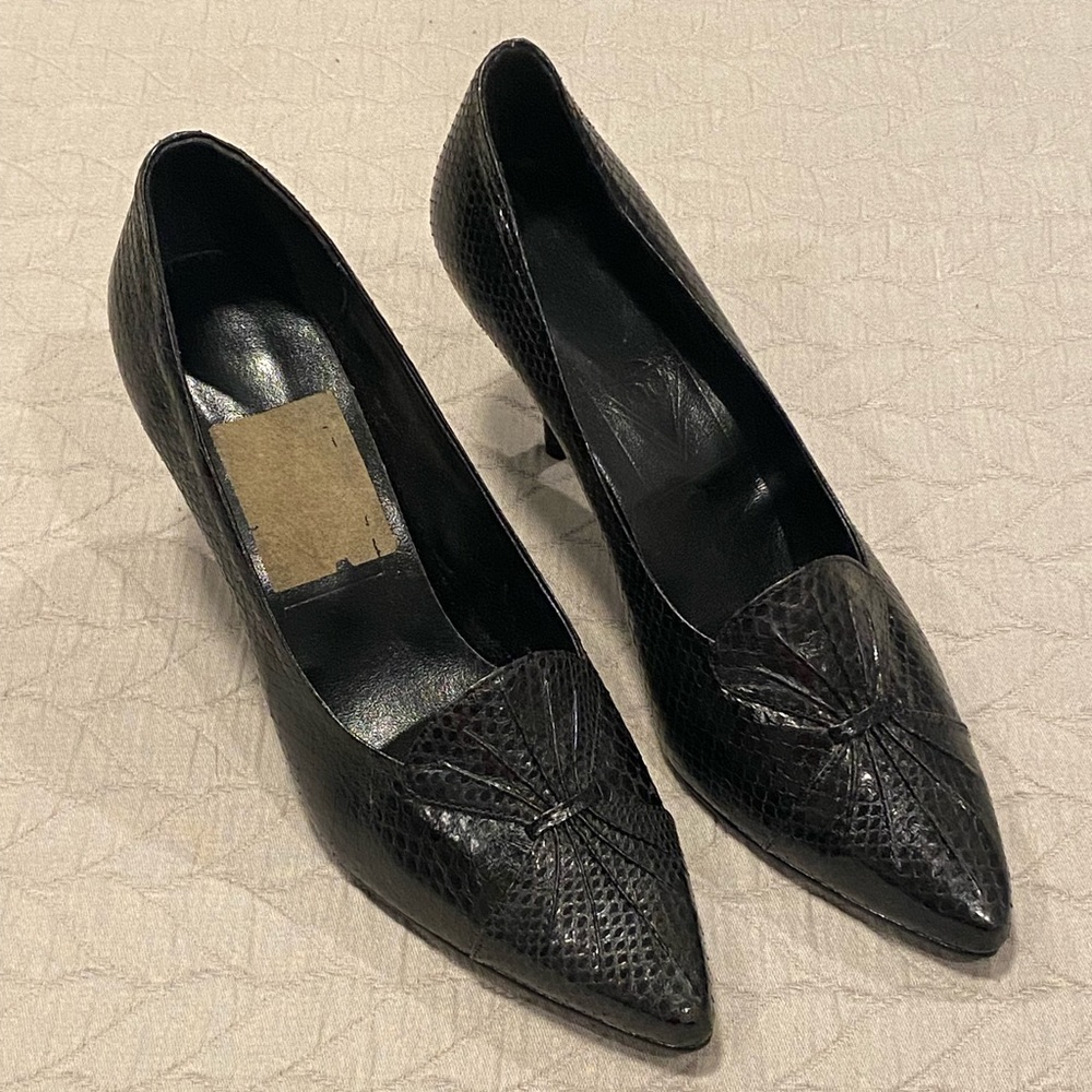 Snakeskin Heels